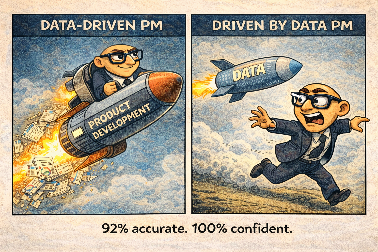Data-Driven vs Driven by Data: A Critical Distinction for AI Product Managers